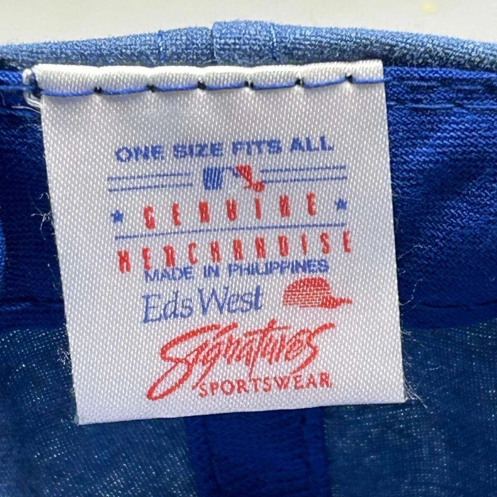 Vintage Montreal Expos Hat Men Blue Brown Signatures MLB Snap Back Cap New